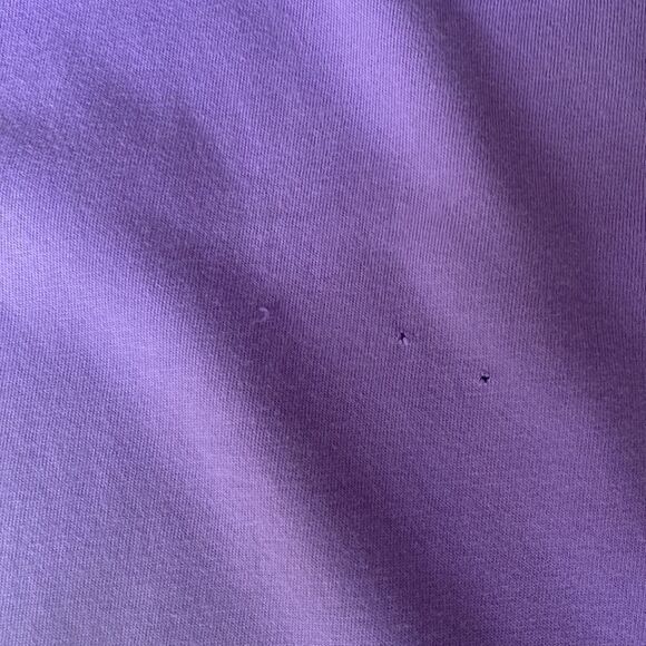 EUC distressed design RL Polo lavender tee with green pony size M custom fit - Picture 4 of 4